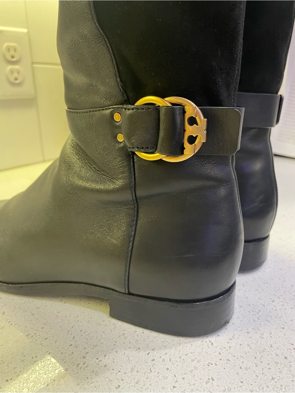✨Tory Burch✨ Marsden leather Riding equestrian Boots over knee size 10, like new - Picture 6 of 16